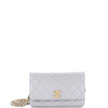 Chanel Textured Cc Wallet On Chain