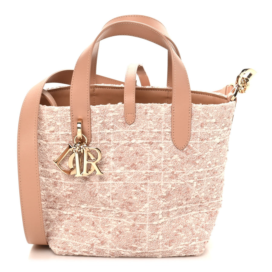 Christian Dior Tweed Cannage Small