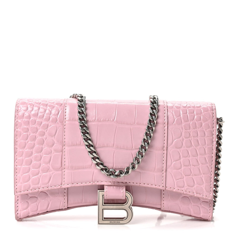 Balenciaga Shiny Calfskin Crocodile