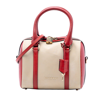Burberry Small Canvas Alchester Bowling
