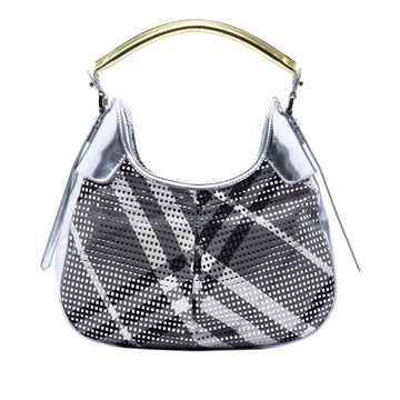 Burberry Metallic Patent And Beat Check