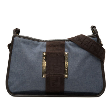 Fendi Denim Pochette Crossbody Pre-Loved