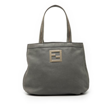 Fendi Nubuck Ff Chains Tote Pre-Loved