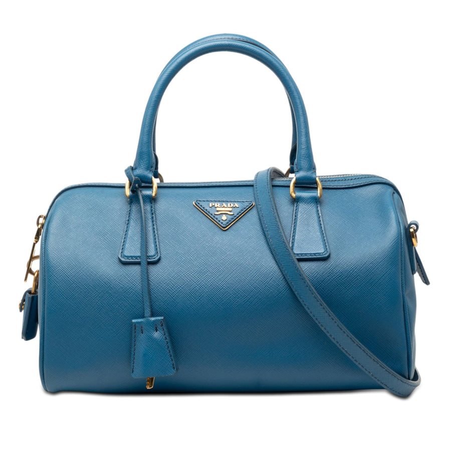 Prada Saffiano Lux Boston Bag Pre-Loved