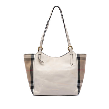 Burberry Small Leather And House Check