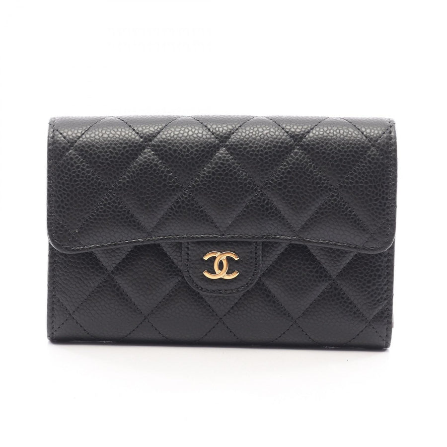 Chanel Matelasse Tri-Fold Compact Wallet