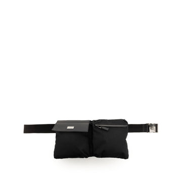 Gucci Nylon Double Pocket Belt Bag Pre-