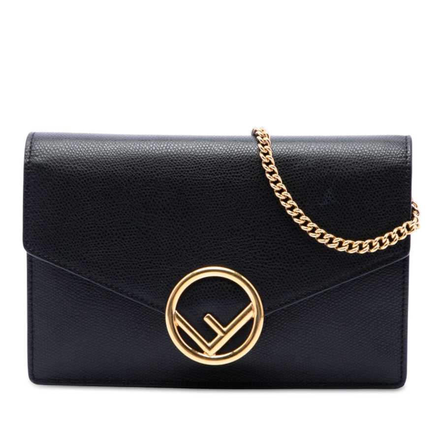 Fendi Leather F Is Envelope Wallet On