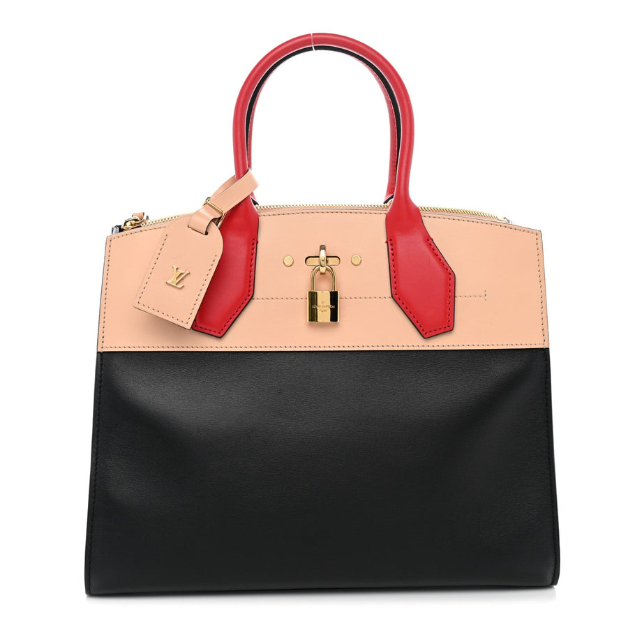 Louis Vuitton Calfskin City Steamer Mm
