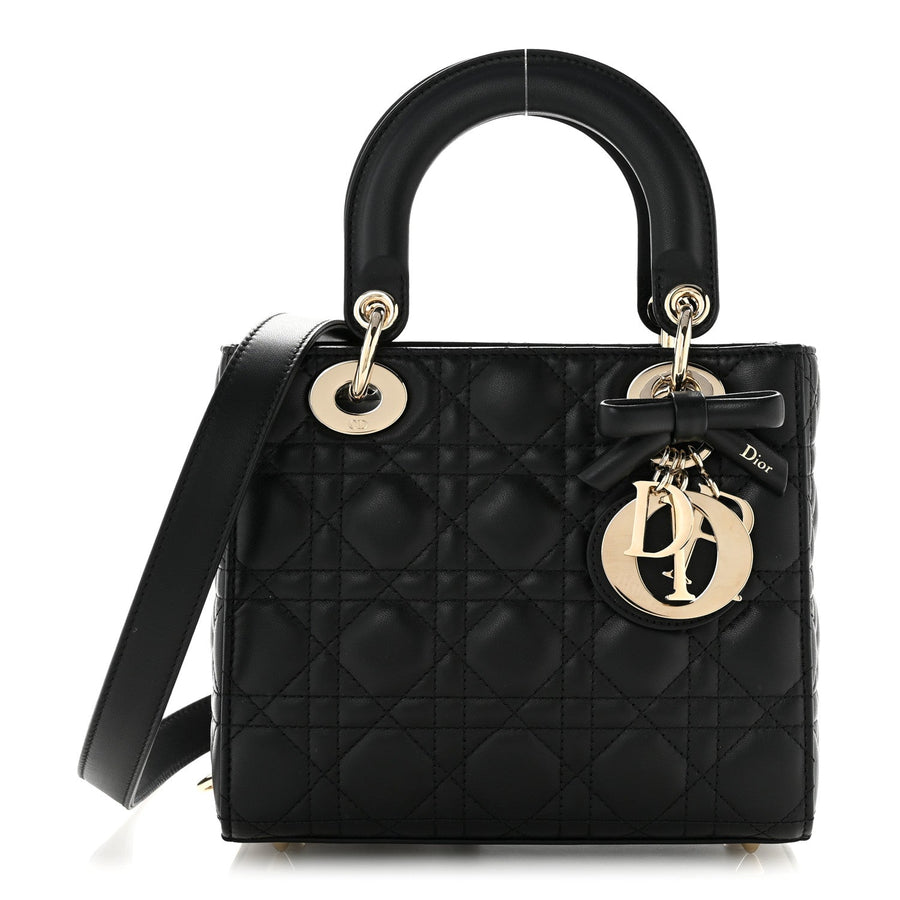 Christian Dior Lambskin Cannage Small