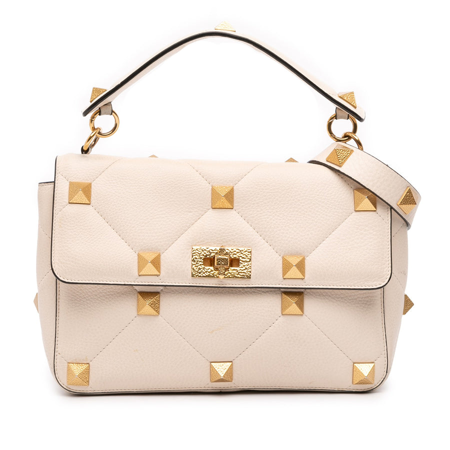 Valentino Large Grained Calfskin Roman
