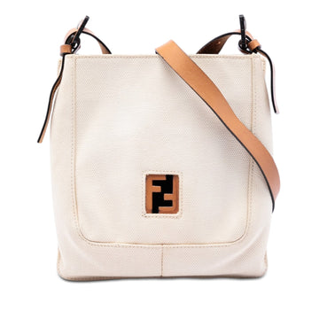 Fendi Canvas Ff Crossbody Pre-Loved Bag