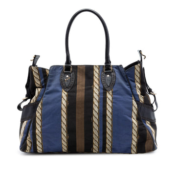 Fendi Large Pequin Canvas Etniko Du Jour