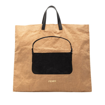 Fendi Hemp Silhouette Baguette Tote Pre-