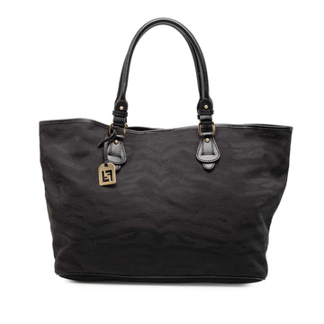 Fendi Canvas Tiger Print Tote Pre-Loved