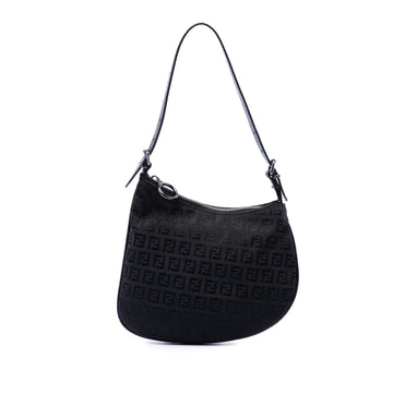 Fendi Zucchino Canvas Oyster Shoulder