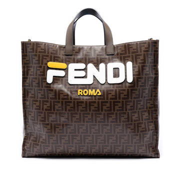Fendi Fila Zucca Coated Canvas Logo