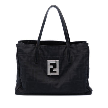 Fendi Zucca Canvas Tote Pre-Loved Black