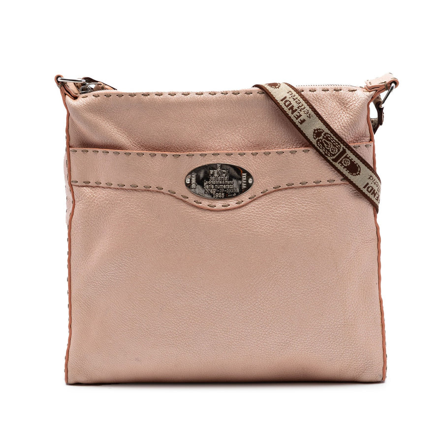 Fendi Leather Selleria Crossbody Pre-
