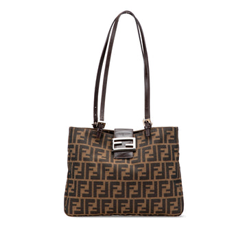 Fendi Zucca Canvas Shoulder Bag Pre-