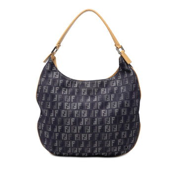 Fendi Zucchino Denim Hobo Bag Pre-Loved
