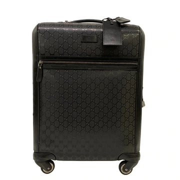 Gucci Imprime Black Pvc Plastic Leather
