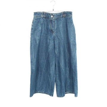 Chanel Coco Mark Button Denim Pants