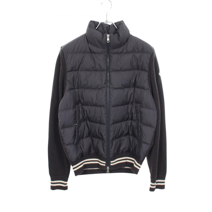 Moncler Knit Padded Zippy Down Jacket