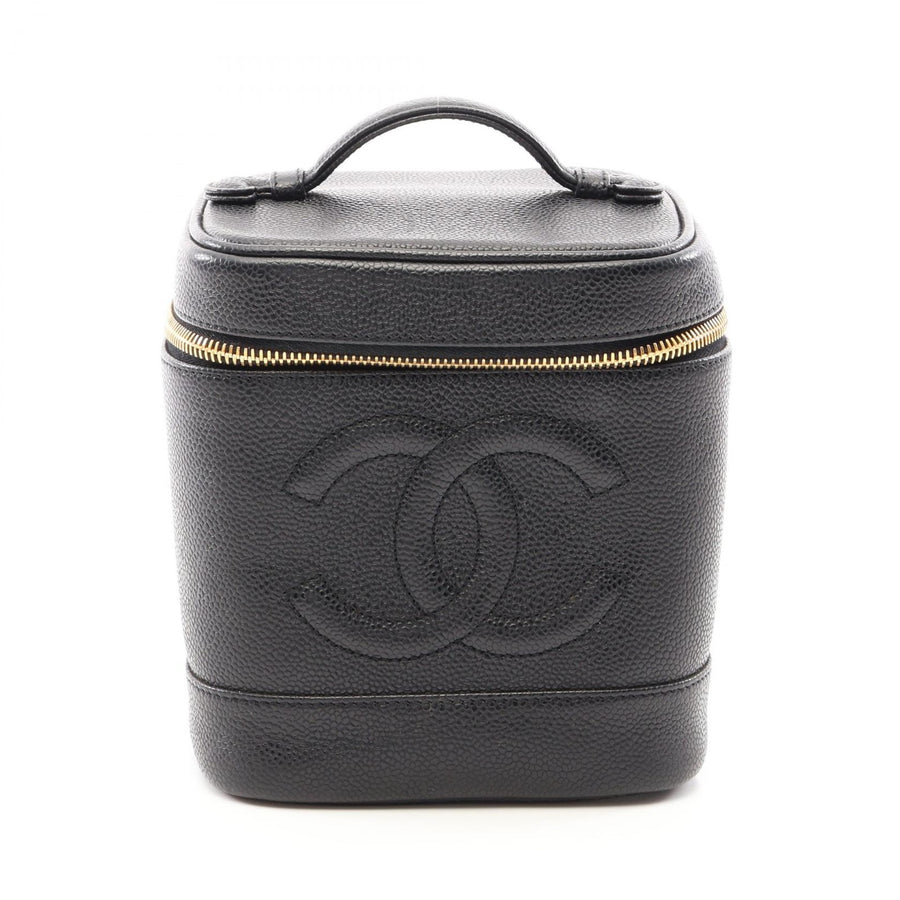 Chanel Coco Mark Vanity Handbag Grained