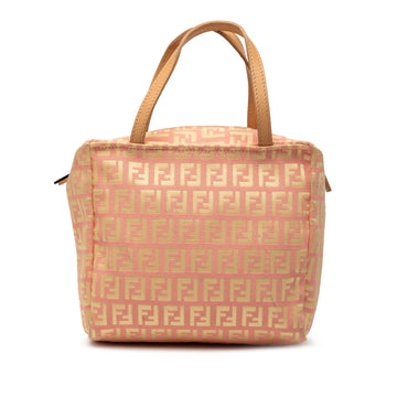 Fendi Mini Zucchino Canvas Handbag Pre-