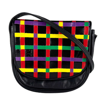 Fendi Shoulder Bag Black/Multicolor