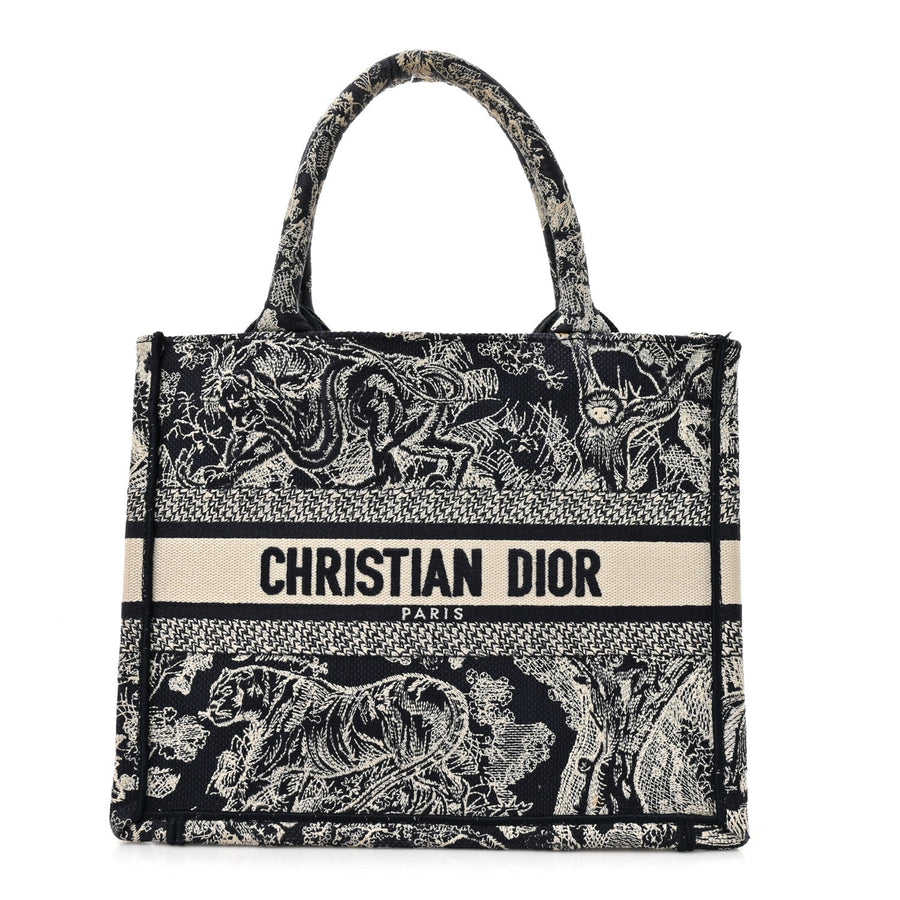 Christian Dior Calfskin Dioriviera Toile