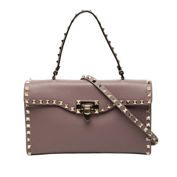 Valentino Small Leather Rockstud Single
