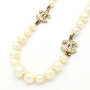 Chanel Coco Cream Gold Faux Pearl