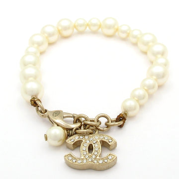 Chanel Coco Cream Gold Faux Pearl