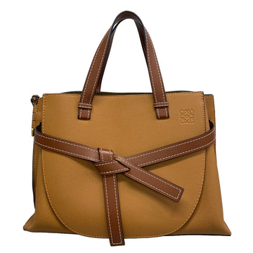 Loewe Gate Top Handle Bag Small Brown
