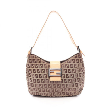Fendi Zucchino Shoulder Handbag Canvas