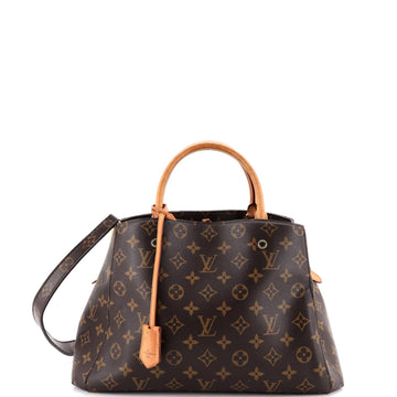 Louis Vuitton Montaigne Handbag Canvas