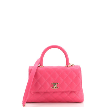 Chanel Coco Top Handle Bag Quilted