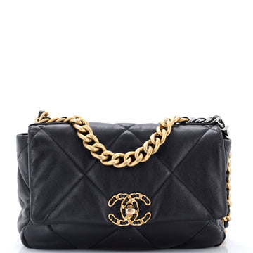 Chanel 19 Flap Bag Quilted Leather
