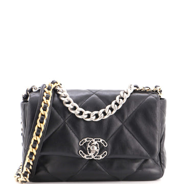 Chanel 19 Flap Bag Quilted Leather
