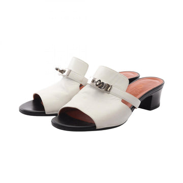 Hermes Candy Mule Heels Sandals Shoes