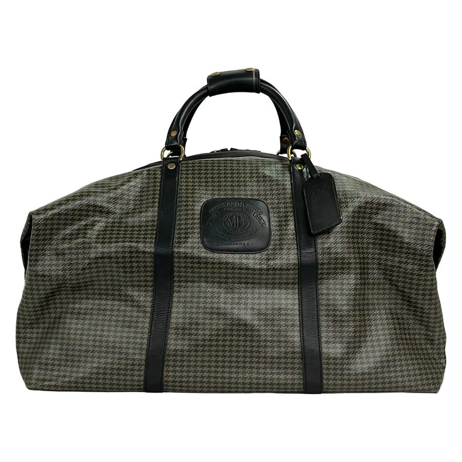 Ghurka Khaki Black Coated Canvas Leather