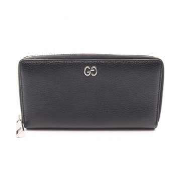 Gucci Gg Metal Zip Around Long Wallet
