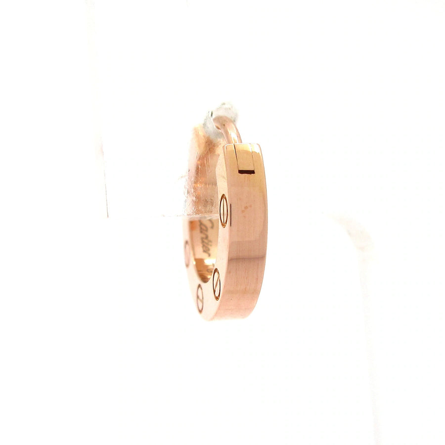 Cartier Love Single Earrings 18K Rose