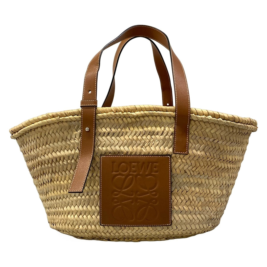 Loewe Basket Large Tote Bag Beige Brown