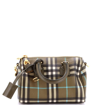 Burberry Bowling Bag Check E-Canvas Mini