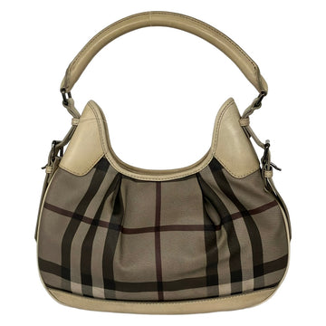 Burberry Shoulder Bag Light Gray Cream