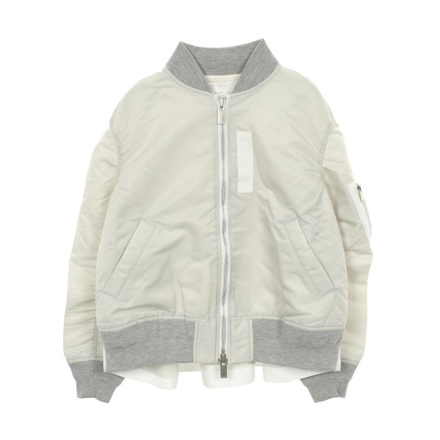 Sacai Nylon Twill Zip Up Jacket Blouson