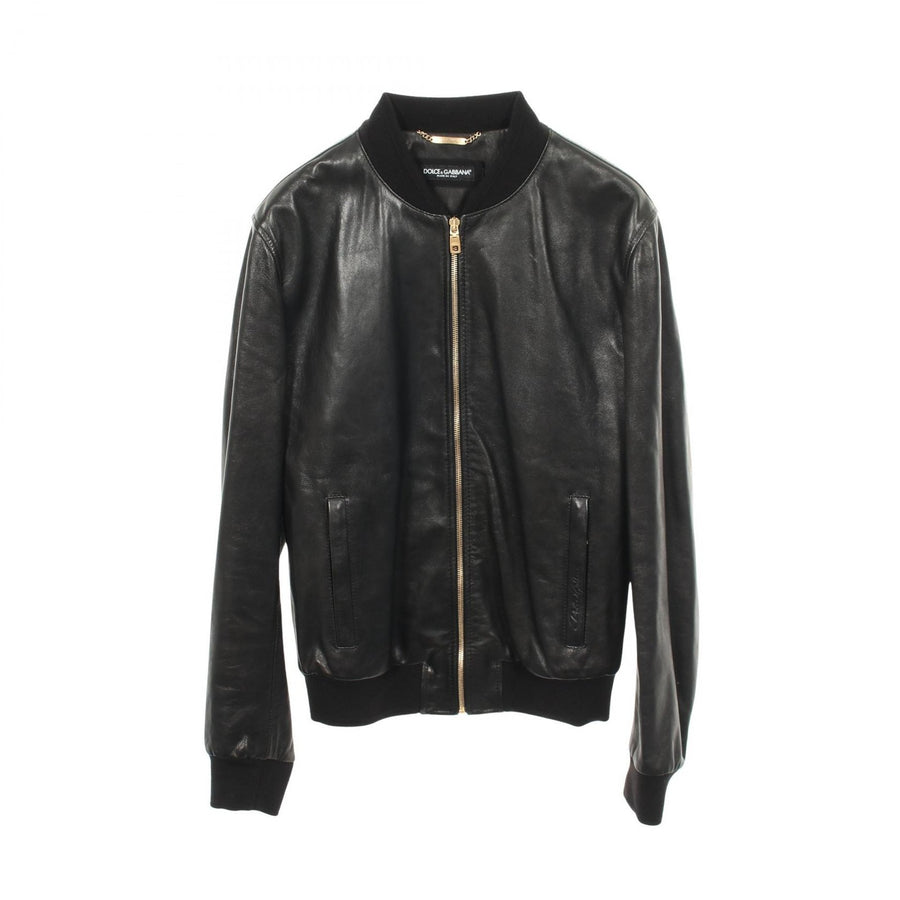 Dolce & Gabbana Zippy Leather Jacket